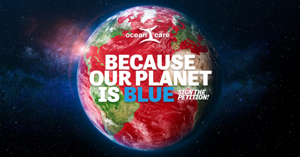 Kampagnen-Symbolbild: Because Our Planet Is Blue (Petition)